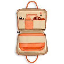 Load image into Gallery viewer, Kerma Travel bag orange inside for women
