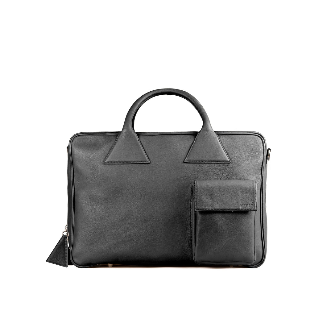 Kerma Travel bag black frontside view for men