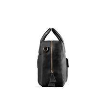 Load image into Gallery viewer, Kerma Travel bag black side view for men

